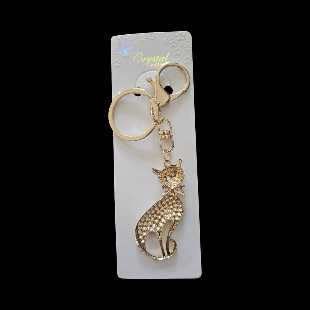 Cat Rhinestone Keychain - Picture 3 of 3